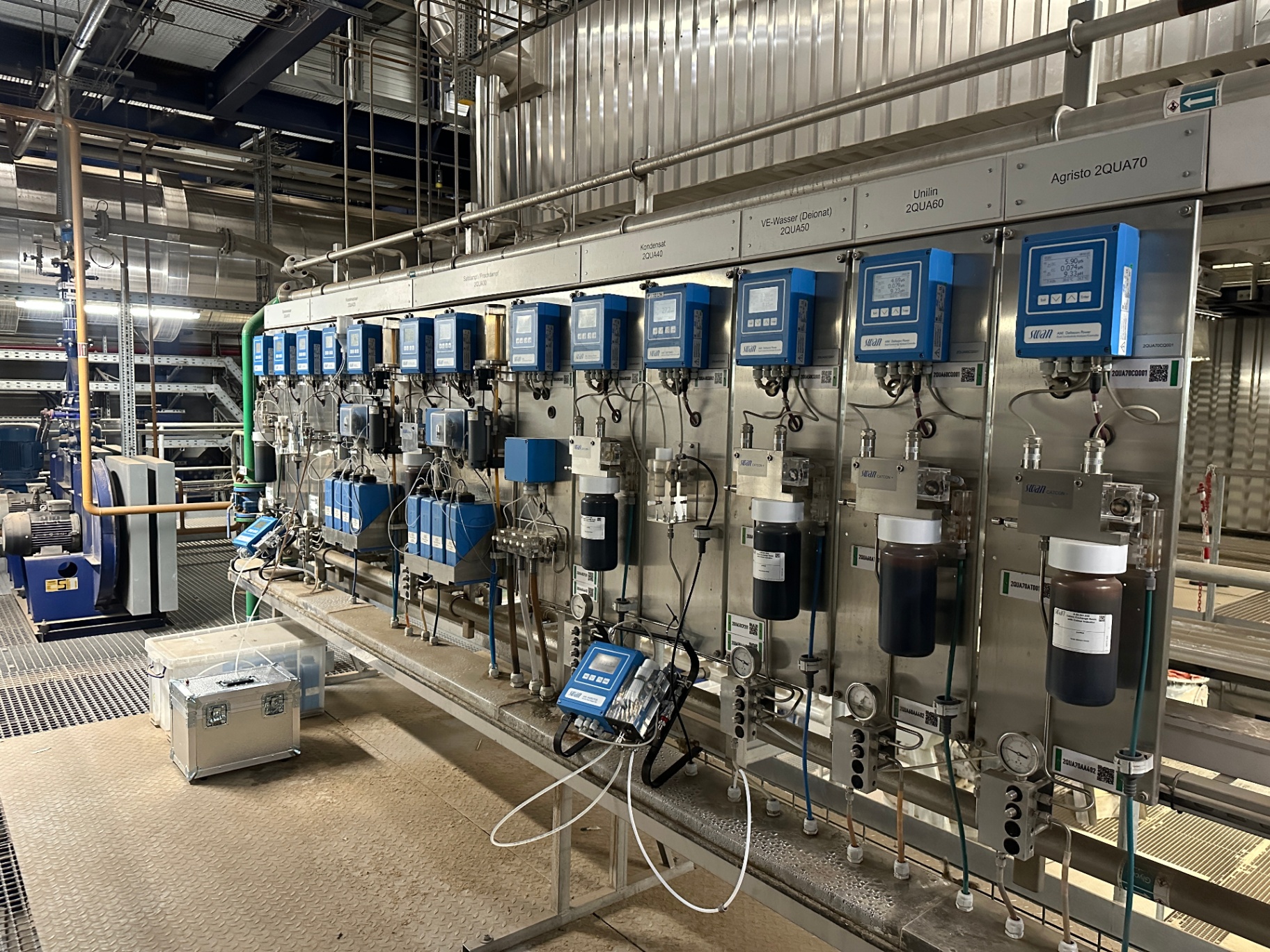 Swan water-analyzer instrument